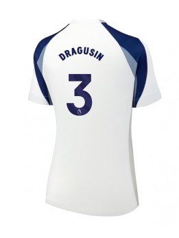 Billige Tottenham Hotspur Radu Dragusin #3 Hjemmedrakt Dame 2025-26 Kortermet